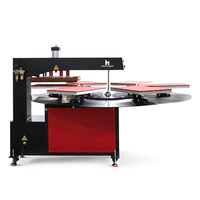 Nouvelle presse à chaud industrielle automatique 6-en-1 multifonctionnelle 60x40cm pour sublimation de vêtements et t-shirts