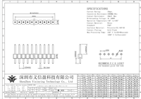 Conector de cabezal macho PZ2.54-1x3P de 3 posiciones, paso de 2.54mm, L11.5, fila única, recto, DIP, montaje a través de orificio, para PCB, 1000V G/F