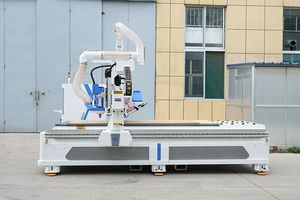 High Efficient Nesting CNC Router 1220x2440 Wooden Door Engraving Cutting Machine 9kw ATC Syntec Control for Kitchen Cabinets - Product Image 5