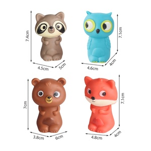 Jouets éducatifs pour enfants, marionnettes à doigts populaires, 4 pièces, mini marionnettes en plastique personnalisées de dessins animés pour enfants - Product Image 5