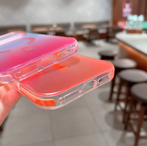 Funda Magnética Transparente Degradada de Lujo y Alta Calidad para iPhone 17 Air, Diseño Naranja para iPhone 17 Pro Max - Product Image 5