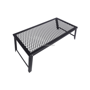 Lightweight Portable Steel Mesh Folding <b>Table</b> 30cm Cooking Surface for 2-3 People Outdoor Camping Flame Safety Powder Coated - Product Image 4