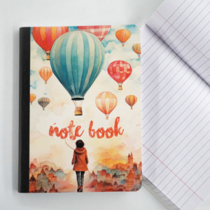 Cuaderno Económico A5 de Tapa Dura para Estudiantes con Cubierta Laminada con Diseño de Copo de Nieve, 100 Hojas, Papel Ecológico, Encuadernación Cosida para Uso Escolar - Product Image 2