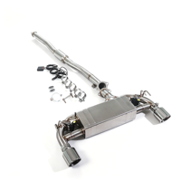 Sistema de Escape Catback Profesional de Acero Inoxidable GFC para Mitsubishi Lancer Evolution X EVO10 2.0T 2008-2015