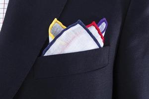 100% شابو مصباح من قماش الكتّان الأبيض اليدوية اليد توالت حافة مطوية الجيب ساحة المنديل - Product Image 6