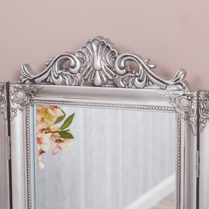 Trifold trang điểm Vanity gương nhà máy 3 ba có thể gập lại máy tính để bàn gương espelho espejo Tabletop spiegel Miroir make up gương - Product Image 5