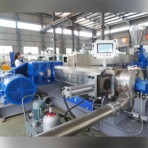 1000-1500 kg/h PVC + CaCo3/<span class=keywords><strong>Tal</strong></span> Masterbatch compounding Machine ligne de production de granulés - Product Image 2