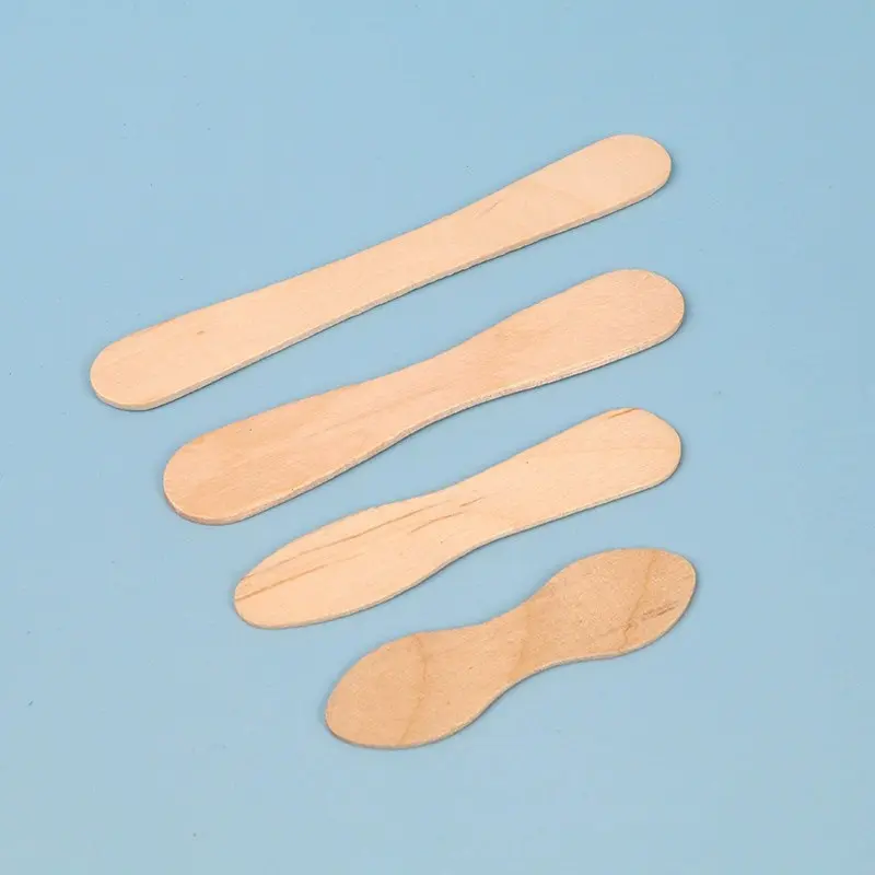 Bastoncino per gelato in legno usa e getta e cucchiaio bastoncino per gelato in legno per ghiaccioli bastoncino rotondo per ghiaccioli