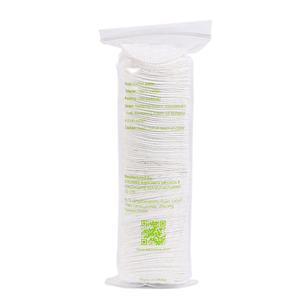 Almohadillas desmaquillantes ecológicas sin pelusa desechables, almohadillas redondas no tejidas Spunlace de rayón 100%, almohadilla de algodón - Product Image 3