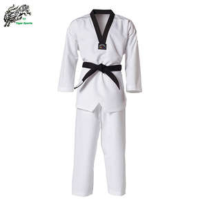 Uniformes de Taekwondo de Poliéster Personalizables OEM <span class=keywords><strong>para</strong></span> Adultos y Niños, Ropa de Artes Marciales <span class=keywords><strong>para</strong></span> Entrenamiento de Maestros Adultos con Logotipo Bordado - Product Image 3