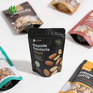 Emballage en sachet debout personnalisé avec logo pour en-cas, noix, amandes, noix de Grenoble, emballage alimentaire sec, impression personnalisée - Product Image 1