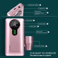 CM.NAIL S506 Machine à ongles professionnelle rechargeable USB Type-C portable de bureau 35000 tr/min Lime à ongles électrique