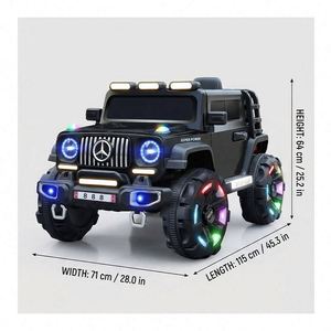 Coche Eléctrico Infantil Espacial con Motor 390, Luces LED, Batería de 12V7Ah, Asiento Cómodo de Plástico Duradero y Dirección Suave - Product Image 4