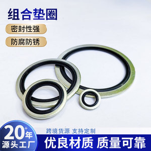 แหวนยางซีลกันรั่ว Shengli สำหรับยางและพลาสติก  วัสดุสแตนเลส ยางไนไตรล์ ทนแรงดันสูง สำหรับท่อน้ำมัน รถยนต์ รถจักรยานยนต์ - Product Image 1