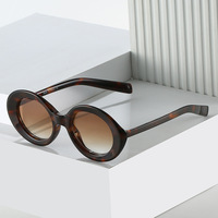 Mode drôle coloré ovale femmes lunettes de soleil 2024 Vintage dégradé lunettes hommes Punk lunettes de soleil élégant vert rose nuances Oculos