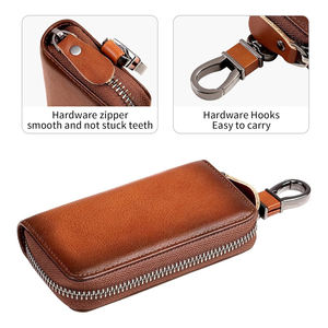 Cartera Minimalista para Llaves de Cuero, Cartera de Cuero Resistente para Hombre, Cartera de Cuero Ideal para Viajes - Product Image 5