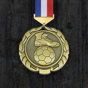 Médaille vierge plaquée en métal de style ancien de vente chaude pour le cadeau d'impression offset d'événements de football de rugby de Taekwondo - Product Image 2