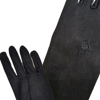 Musulmanes árabes negros señoras mujer protección solar cubierta de brazo largo dedo completo árabe estiramiento mano guantes modesto guante