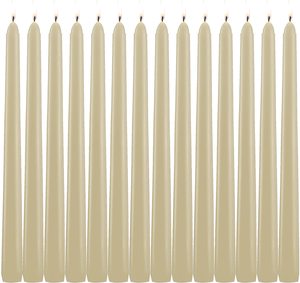 Unscented Hand-Dipped Tapered <strong>Candle</strong> Sticks <strong>Long</strong> <strong>Burning</strong> Perfect for Home Interior - Product Image 1