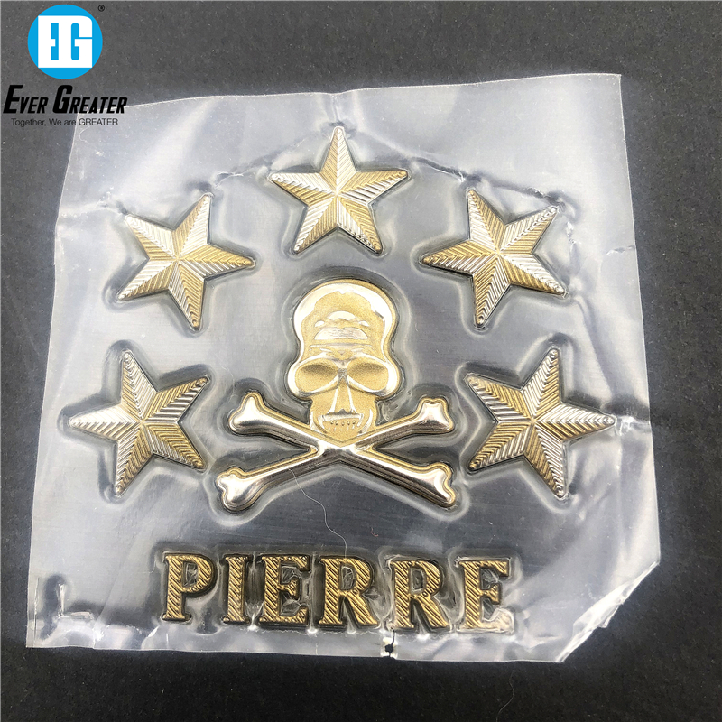 Пользовательский мягкий хром логотип ПВХ автомобильная наклейка ТПУ 3D мягкие наклейки