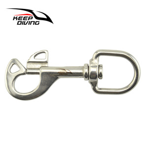 Mosquetón de Resorte de Acero Inoxidable de 95 mm con Gancho Simple Tipo Mariposa, Accesorio para Equipo de Buceo SSA-DDT95W - Product Image 3