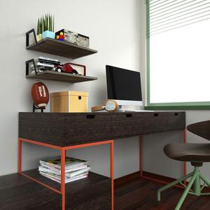 Fácil montaje flotante estantes montado en la pared <span class=keywords><strong>de</strong></span> <span class=keywords><strong>madera</strong></span> rústica estantes con gran capacidad - Product Image 3
