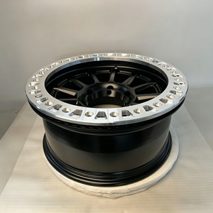 ล้อขนาด 20 21 22 23 24 นิ้ว 5x112 5x114.3 5x120 สำหรับออฟโรด สีเงินขัดเงา แบบ Beadlock สำหรับ Telluride ล้อฟอร์จ - Product Image 3