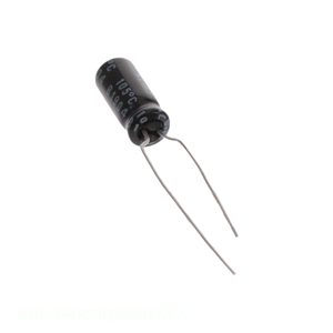 ตัวแทนจำหน่ายอย่างเป็นทางการ ตัวเก็บประจุแบบ Through Hole UKL1H4R7KDDANATA 4.7 uF CAP ALUM 4.7UF 20% 50V RADIAL TH - Product Image 1