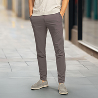 Pantalon de survêtement fuselé extensible pour homme, personnalisé avec logo OEM, nouvelle mode streetwear décontractée pour l'exercice