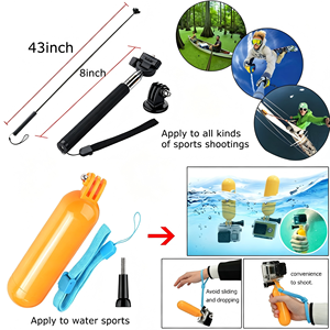 HONGDAK Kit <span class=keywords><strong>de</strong></span> Accesorios para Cámara <span class=keywords><strong>de</strong></span> Acción 26 en 1 para <span class=keywords><strong>GoPro</strong></span> Hero e Insta360, Kit Combinado <span class=keywords><strong>de</strong></span> Accesorios Universales para Cámaras Deportivas - Product Image 3