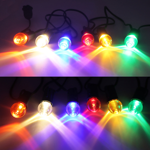 <span class=keywords><strong>G30</strong></span> Bóng Đèn LED Hình Cầu Giáng Sinh Ngoài Trời Trơn Trong Suốt Cho E12 Đèn Dây Trang Trí Ngày Lễ - Product Image 5