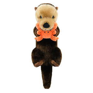 Sevimli Peluş Deniz Samuru Oyuncak Anne ve Bebek Dolgulu Hayvan Seti Özel Logolu Peluş Anne ve Bebek Deniz Samuru Çocuklar İçin Hediye - Product Image 4