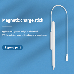 Cable de <span class=keywords><strong>Carga</strong></span> Magnético USB C para <span class=keywords><strong>Apple</strong></span> <span class=keywords><strong>Pencil</strong></span> 2.ª Generación, <span class=keywords><strong>Adaptador</strong></span> de Cargador Tipo C para <span class=keywords><strong>Apple</strong></span> <span class=keywords><strong>Pencil</strong></span> 2.ª Generación, Lápices Ópticos de Plástico - Product Image 4