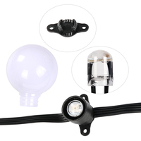 SHIJI vente en gros C7/C9 tête de balle numérique coquille rvb guirlande lumineuse LED lumières de noël permanentes décoratives DC5V/12V
