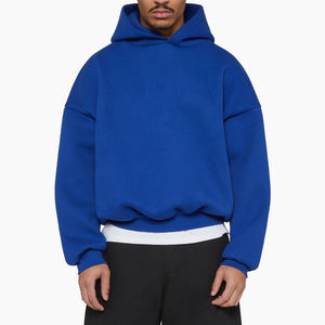 Herren Winter Hoodie mit Boxy Fit aus Schwerem Fleece-Baumwollstoff 360gsm/610gsm mit Individuellem Logo - Product Image 1