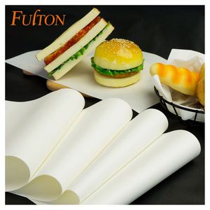 Greaseproof Waterproof Non-Stick Double-Sided Silicone Food Grade Baking <b>Paper</b> Cookie Burger Sandwich <b>Wrapping</b> Custom Color - Product Image 6