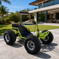 Kart électrique tout-terrain rapide 45 km/h, 1800W, batterie lithium 48V, pour adultes, 4 roues, buggy de plage