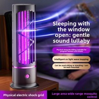 Nouvel appareil anti-moustiques solaire extérieur à lumière UV violette, répulsif électrique pour usage domestique et en cour de restaurant
