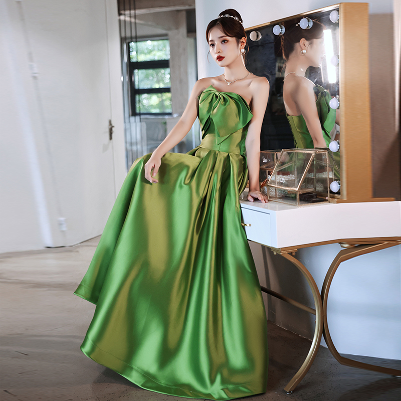 green prom dresses under $100 Green Long Prom Dresses A Line Tulle Sweetheart Formal Evening Dresses