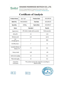 <span class=keywords><strong>Agar</strong></span>-<span class=keywords><strong>agar</strong></span> 900, résistance 900-1400, poudre d'<span class=keywords><strong>agar</strong></span> pur - Product Image 4