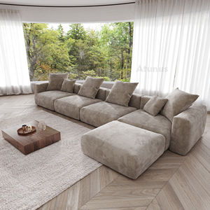 हॉट सेल सोफा थोक मूल्य सोफे लिविंग रूम फर्नीचर कॉर्डरॉय कपड़े सोफे सेट रीक्लाइनिंग - Product Image 4