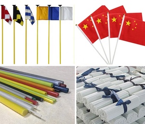 Fiberglass <b>Rod</b> with Reflective Strip As Driveway Marking Poles - Product Image 6