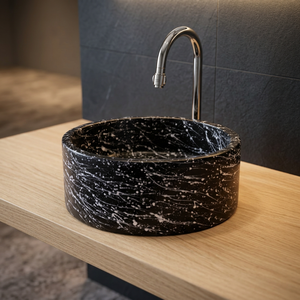 Imprimé table top bassin lavabo Offre Spéciale nouveauté main art lavabo bol rond comptoir table salle de bain bassin vanité évier - Product Image 3