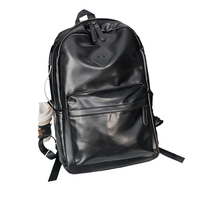 Nouveau sac à dos unisexe coréen en PU et polyester, capacité 20-35L, imperméable, respirant, décontracté, pour étudiant, sac d'école, sac à ordinateur tendance
