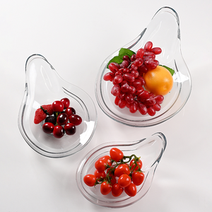 Platos de PC de <span class=keywords><strong>policarbonato</strong></span> de diseño Popular, <span class=keywords><strong>vajilla</strong></span>, juego de platos de comida de postre no rompible para fiesta de restaurante doméstico - Product Image 2