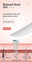 Appareil de beauté intelligent portable à jet d'eau et d'oxygène pour le visage, resurfaçage doux de la peau, contrôle du sébum, minimisation des pores