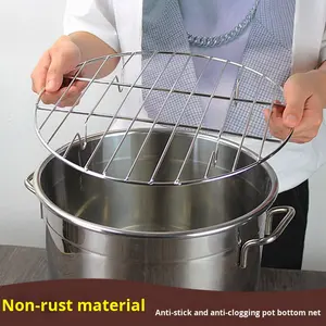 Padella Antiaderente in Acciaio Inox Sostenibile, Rotonda, Compatibile con Gas e Induzione, Fondo Grande, Senza Coperchio - Product Image 2