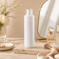 Flacon pulvérisateur à fine brume PET 100ml 120ml 150ml, épaule ronde, cylindrique, pour cosmétiques, soins de la peau, hydrolats