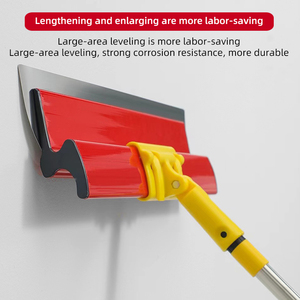 Putty skimming lưỡi dao thép không gỉ scraper vách thạch cao công cụ 300 + 550 + 800mm scraper Bộ - Product Image 2