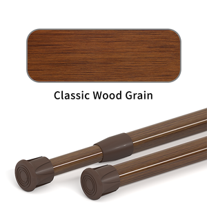 <span class=keywords><strong>Barra</strong></span> de Cortina <span class=keywords><strong>Extensible</strong></span> de Metal Moderno, Ajustable de 28 a 48 Pulgadas, con Resorte, para Ventanas Pequeñas, Puertas y Armarios - Product Image 5